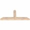 Ekena Millwork Portland Smooth Timber Gable Bracket, Douglas Fir, 60"W x 27"H x 3 1/2"D x 5 1/2"F, 11/12 Pitch GBW060X27X0406POR00SDF - alternate 2